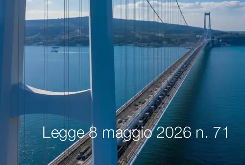 Legge 8 maggio 2026 n. 71